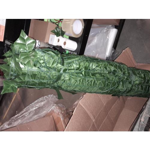 Artificial Ivy Privacy Fence 118x39.4in Grass Wall Screen Fake Vines Balcony Fence Privacy Screen Cover, Faux Ivy Leaf Hedge Panels Wall Decoration