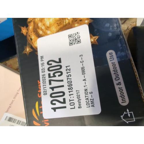 Twinkle Star 100 LED Star String Lights, 33FT Plug in Fairy String Lights Waterproof for Bedroom Decor, Indoor, Outdoor, Wedding Party, Christmas Tree, New Year, Ramadan, Warm White