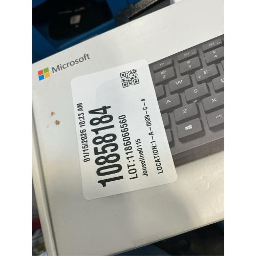 Microsoft QSZ-00001 Microsoft Bluetooth Keyboard - Wireless Connectivity - Bluetooth - 32.81 ft. - Black - Blue