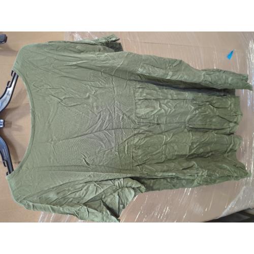 AHAIJ Women's XXL, Green Summer Casual V neck babydoll dress short sleeve tiered ruffle pockets plain flowy swing mini dress