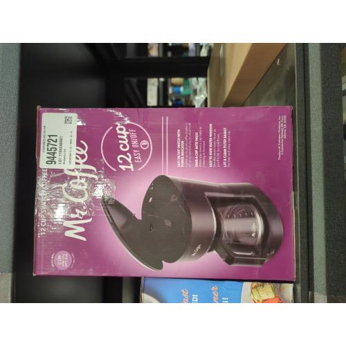Mr. Coffee 12-Cup Switch Coffee Maker Black