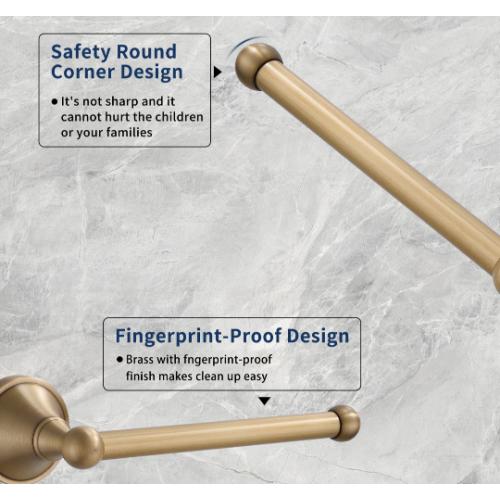 Toilet Paper Holder Without Cover Antique Brass Bathroom Tissue Roll Bar