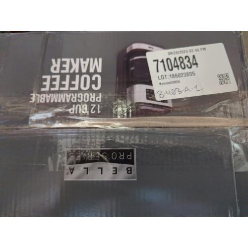 Silver bella PRO - 12-Cup Programmable Coffee Maker - 90194 - Stainless Steel