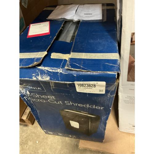 Insignia™ - 10-Sheet Microcut Shredder - Black