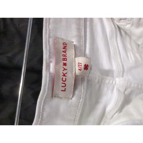 Size 4/27 Lucky Brand Women's Denim Rollup Short in White