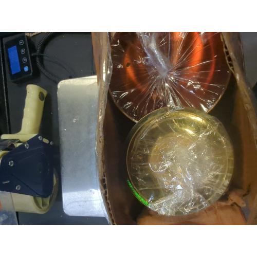 StonKraft Engraved Brass Goblets Champagne Glasses Flutes Coupes Wine Glass Set (Copper Finish)