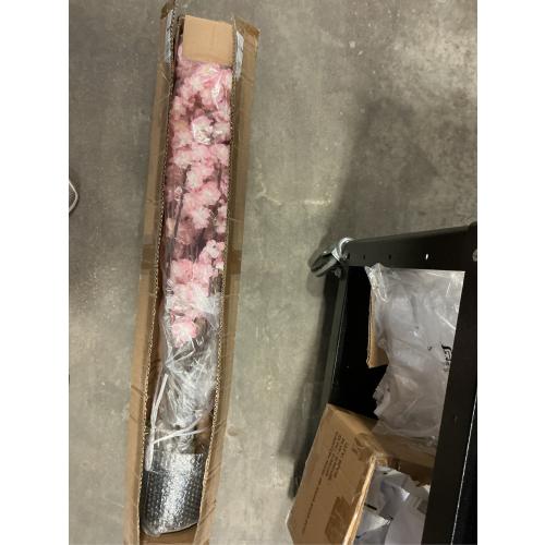 Tall Artificial Cherry Blossom Tree, 4Ft(48'), Realistic Potted Silk Faux Tree, Indoor/Outdoor for Home, Office, Living Room, Bedroom, Porch