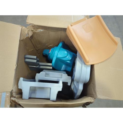 Step2 Up & Down Roller Coaster Kids Ride On Toy, Push Car, Indoor/Outdoor Playset, Made of Durable Plastic, Max Weight 50 lbs., for Toddlers 2-5 Years Old, Gray & Blue