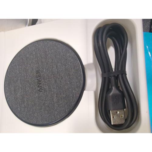 Anker 318 Wireless Charger Pad with 4' Cable, 10W, B2548JF1-1, Black