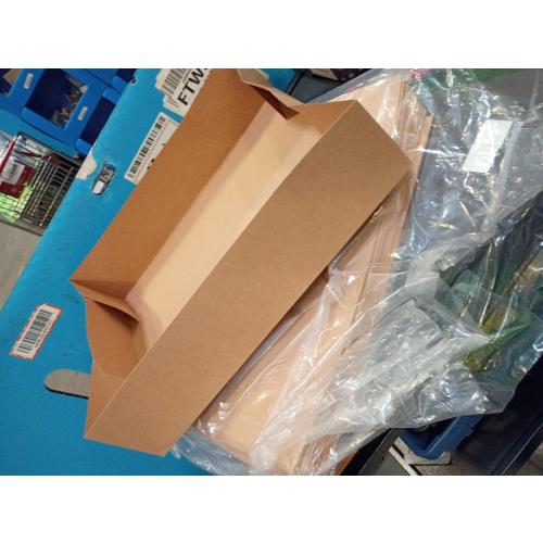 Restaurantware Kraft Paper Inserts 10 Count 13.6 x 9.3 x 2.4 Greaseproof PE Coating Freezer-Ready Disposable Sturdy Brown Paper Inserts for Take Out Food Dividers, Deli Boxes, Catering Trays