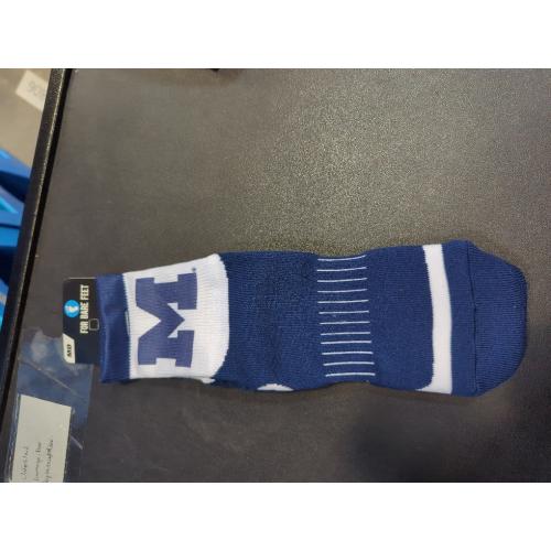 For Bare Feet Adult NCAA Surge Quarter Length Crew Socks - All Weather Performance - Men & Women - Enhance Your Team Footwear