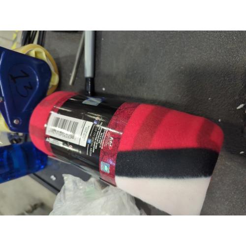 Wisconsin fleece throw