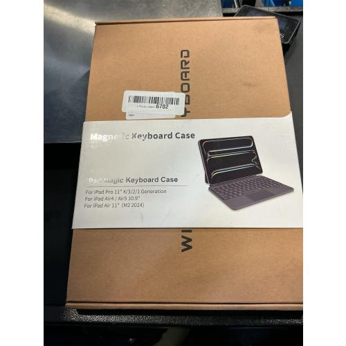 Keyboard Case for iPad Pro 11 inch Magic-Style Magnetic Keyboard Case with Multi-Touch Trackpad, Floating Cantilever Stand Compatible with iPad Pro 13 inch