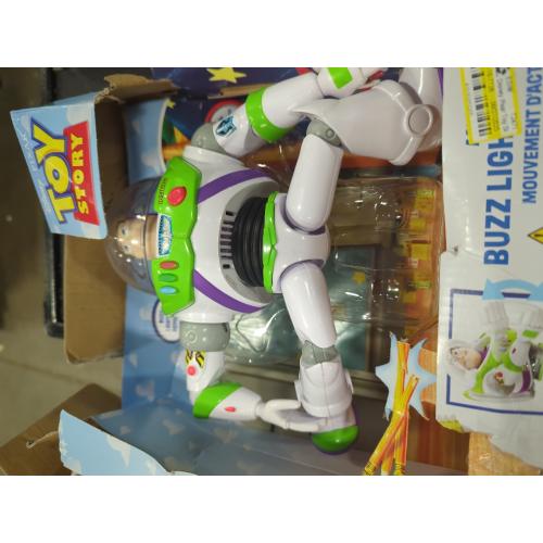 Disney Pixar Toy Story Talking Buzz Light-year Figure With Karate Chop Motion and Sounds - Multi