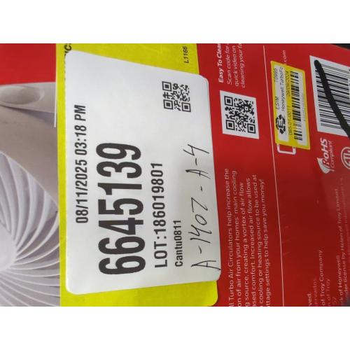 Honeywell 10.9 in. H 3 speed Air Circulator Fan
