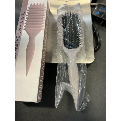 Purple 1 Piece Curl Defining Brush, Curly Hair Brush for Detangling Shaping and Defining Curls for Women, Men,Girl Or Boy Hair.