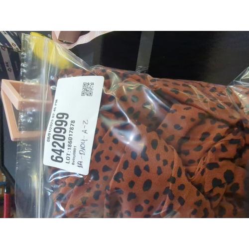 Size M... Womens Long Sleeve Dress: Leopard Printed Tunic Casual Loose V Neck Fall Flowy Mini Dresses