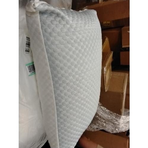 Cooling Pillow, 29x19 Inch Elastic Bed Pillows with Down Filling, Breathable Side Sleeper Pillow with Massage Particles, Washable Pillow for Stomach Sleeper, Light Blue, Bed Pillows (2)