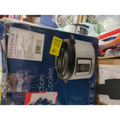 Insignia™ - 6qt Multi-Function Pressure Cooker - Stainless Steel