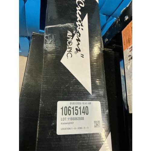 Alno D860-12-SN Contemporary Acrylic 12 Inch Center to Center Appliance Pull