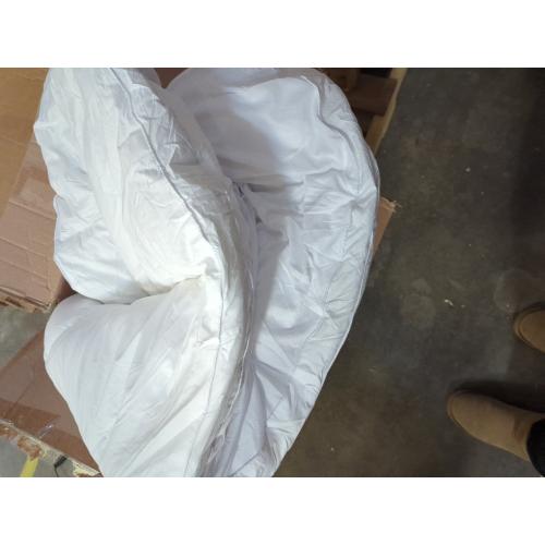 SHOUREN White Luxurious Goose Feather Down Fiber Comforter, All Season Hotel Collection Bed Comforter，Ultra Soft 100% Cotton Duvet Insert with Corner Tabs,