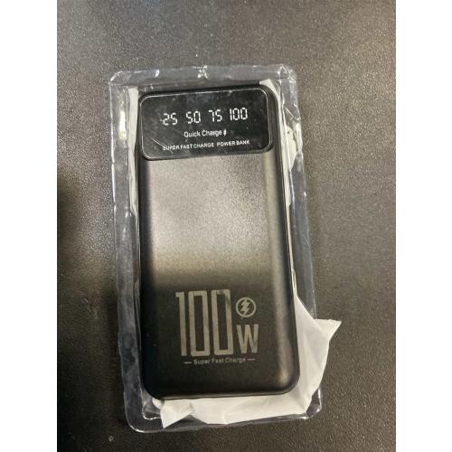 DJKK Portable Charger Power Bank 26800mAh 22.5W Fast Charging Slim External Battery Pack, LCD Display PowerBank with 2 USB 22.5W MAX & USB C 18W in/Out Compatible with All Smart Phones (Black)