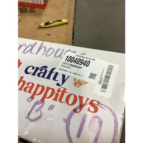 Birdhouse Kit - 15 Unfinished Wood Bird Houses for Children to Paint - Wood Craft Project Kits for Kids - Wooden Arts & Craft for Girls & Boys