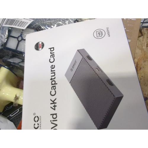 ORICO 4K USB Portable HDMI Capture Card with Dual 4K@60Hz Inputs, Compatible with PS5/Xbox/Switch/OBS and More, for Streaming & Recording Gaming, Works on Laptop, PC, Mac, iPad