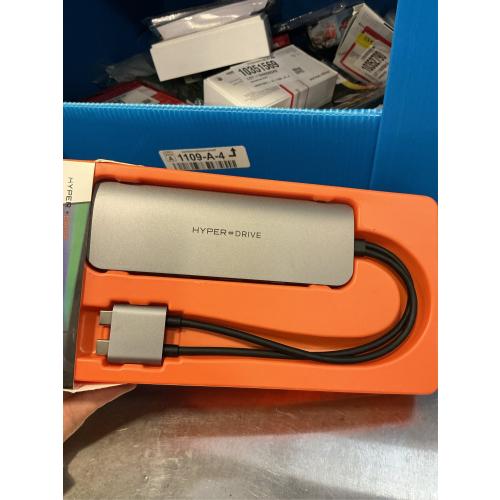 HyperDrive 10-in-2 USB C Dock, Dual Monitor HDMI 4K@60Hz, 60W USBC Power Delivery, Gigabit Ethernet, USB-C Hub Adapter for MacBook Pro with M1 Pro/Max 2021, MacBook Pro 2016-2019, MacBook Air (Gray)