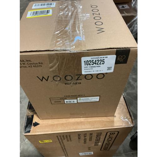 IRIS WOOZOO Oscillating Air Circulator Fan, White