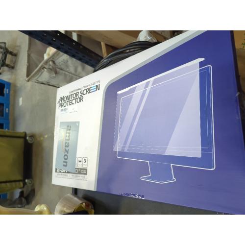 Hanging 24 Inch Computer Privacy Screen Filter, Hanging Computer Screen Privacy Cover, Compatible with, 23.8 Inch 16:9 Widescreen Monitors, Protect Eyes from Glare and Blue Light