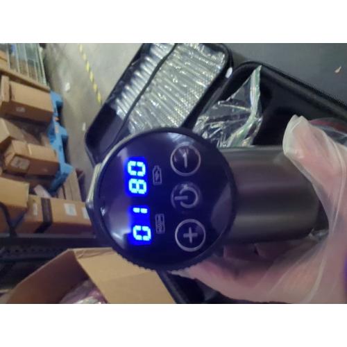 Massage Stick,Massage Gun, Fascia Gun Neck Pain Massager Deep Tissue Muscle Massager Relax Body Massage Display Fascia (Color : Y2-Black, Size : US Plug)
