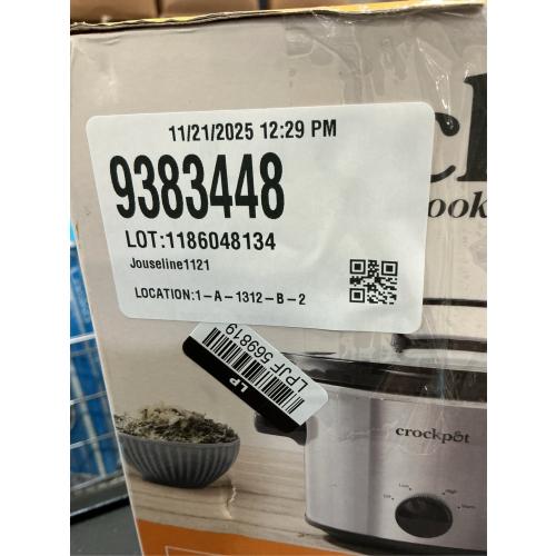 2 qt. Stainless Steel Slow Cooker