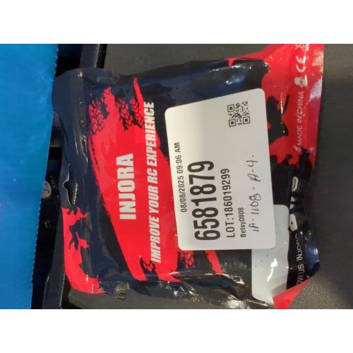 INJORA 1.9 XHX Pin Tires - S5 122 * 36mm Wheel Tires for SCX10 TRX4 1/10 RC Crawler Car Upgrade