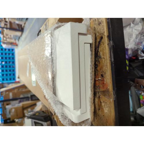 WOPITUES Floating Shelves 24 inch with Gold Metal Guardrail, Shelves for Wall Decor Set of 3, Wall Shelves for Bedroom, Bathroom, Kitchen, Living Room, Plants, Picture Frames, Art- Black and White