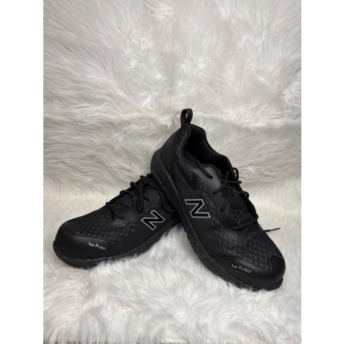 New Balance Men's Logic Lace-Up Work Shoes Composite Toe Black size 12 D(M) US