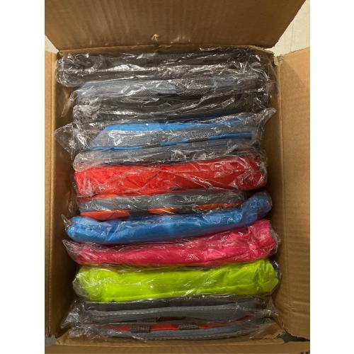 12 Pcs 17Inch Backpack in Bulk Foldable Classic Back Packs Colorful Book Bags Assorted Colors Lightweight Bookbags for Outdoor Travel Student School Supply 8 Colors