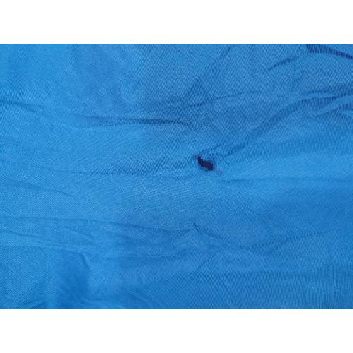 Outdoor Egg Chair Cushion Waterproof with Headrest Pillow Blue Thicken Hanging Chair Cushions Replacement for Proch Patio Backyard Furniture (Only Cushion)