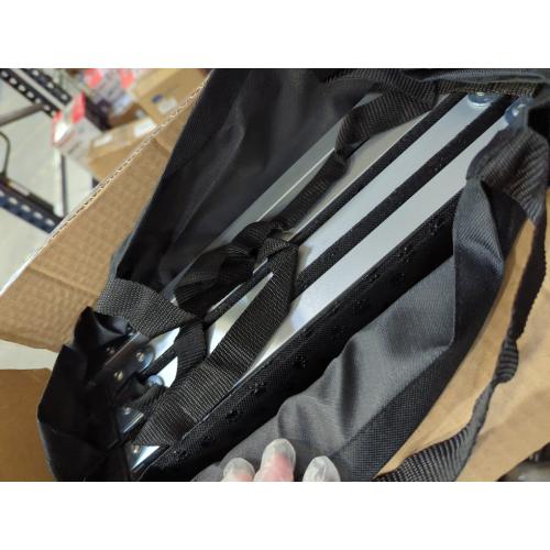 Dog Stairs for Car, Foldable Dog Ramp for Car with Non-Slip Surface, Portable Stairs Aluminum SUV, High Beds, Truck, Supports up to 150 lbs, 4 Steps