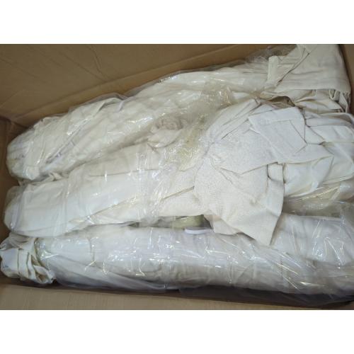 White 4 Pack Teepee Tent for Kids [Thickened] with Light String and Inflatable Airbed, Slumber Party Tents, Sleepover Tents Party for Girls Boys Indoor Outdoor (White)