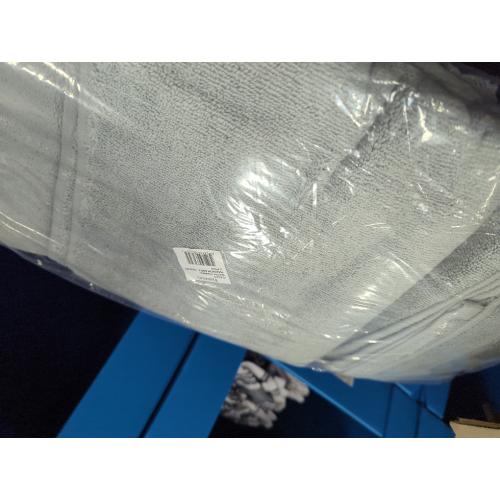 3 Pcs Haven Organic Cotton Terry Bath Towel in Harbor Mist Grey