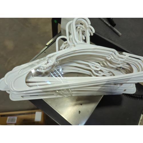 Made in USA Baby Hangers – Kids Plastic Hangers for Clothes, Closet, and Nursery – Bulk Pack of 20, 50, 100 (30pk White)