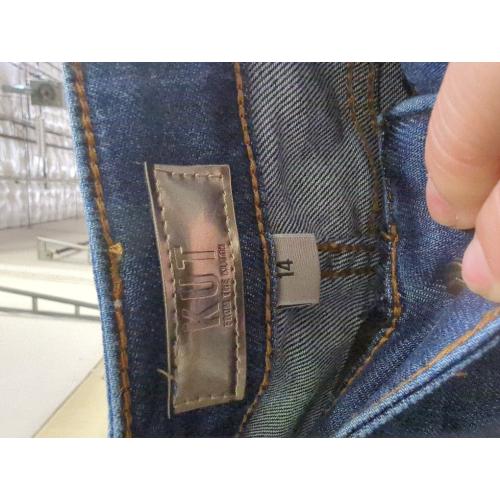 Size 14 KUT from the Kloth Women's high rise Kelsey FAB AB ankle flare