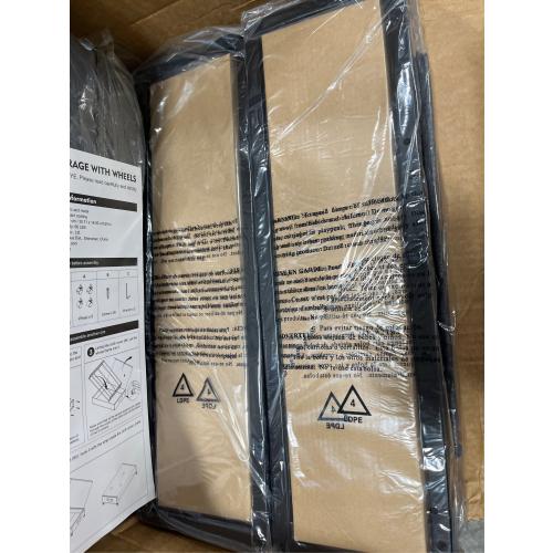 Yecaye Under Bed Storage with Wheels, 2Pack Under Bed Storage Containers, Underbed Shoe Storage Organizer, Rolling Under Bed Metal Drawers for Clothes, Blankets(30.71 x 16.93 x 6.69 in)