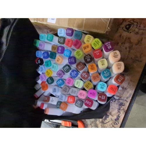 40 Color Set Touch New 6 Alcohol Graphic Art Twin Tip Pen Marker Animation (40)