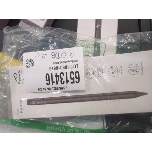 Penoval USI Stylus Pen for Chromebooks - 4096 Levels Pressure, Tail Eraser, Spare Tip