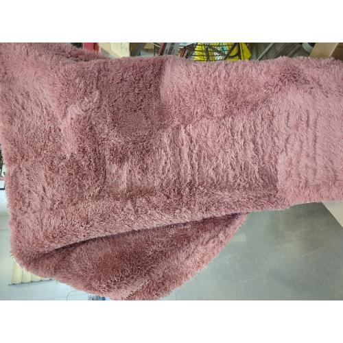 Amdrebio Blush Pink Area Rugs for Girls Bedroom, Fuzzy Furry Fluffy Kawaii Rugs for Kids Room Playroom, Shaggy Small Fur Plush Shag Carpet for Nursery Dorm Classroom, Cute Dusty Rose Mauve Rug 4x6