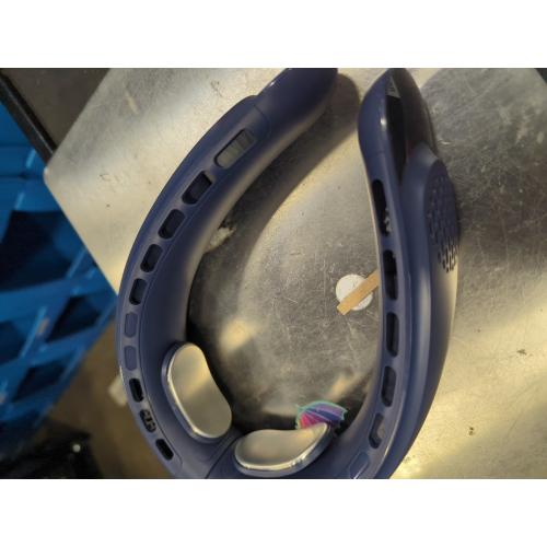 Portable Neck Fan, 4 Turbo Neck Fan, 4000 mAh Battery Operated, USB Rechargeable Personal Fan, 3 Speeds, 360° Cooling Airflow, LED Display, Wearable Fan for Home, Office, Travel, Gifts