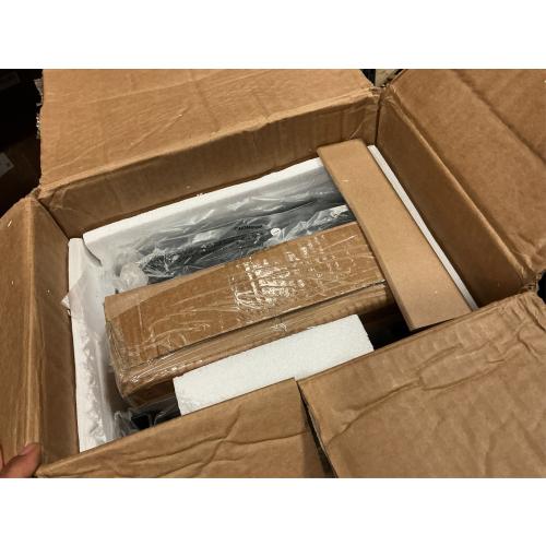 SUPERJARE Triple 4 Tier Bookshelf, Bookcase with 11 Open Display Shelves, Wide Book Shelf Book Case for Home & Office, Rustic Brown