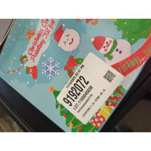 kockuu Christmas Ceramics to Paint for Kids Christmas Crafts Paint Your Own Ceramics Painting Kit, 8Pcs Ceramic Figures with Brushes for Toddlers Kids DIY Crafts Xmas Birthday Activity Gifts